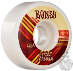 Bones Retros Wide V4 STF 103A White Wheels 54 MM