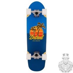 D Street Palm Blue Cruiser 8.38″
