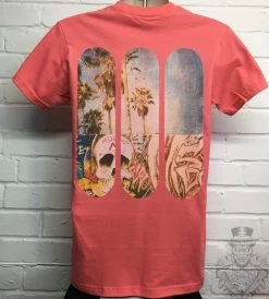 Sk8 Or Die Venice Decks Coral T-shirt