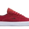 Lakai Newport Red White Suede Skate Shoes