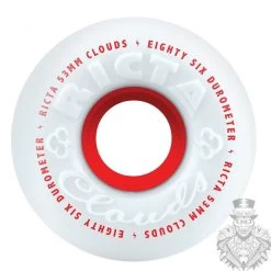 Ricta Clouds 86a White/Red Wheels