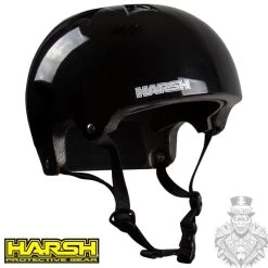 Harsh PRO EPS Helmet -Scooters & Skateboards black gloss 1 scaled 1