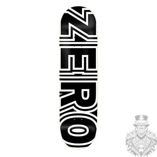 Zero Deck Bold Blk/Wht 7.75″ 3 Zero Deck Bold Blk/Wht 7.75″