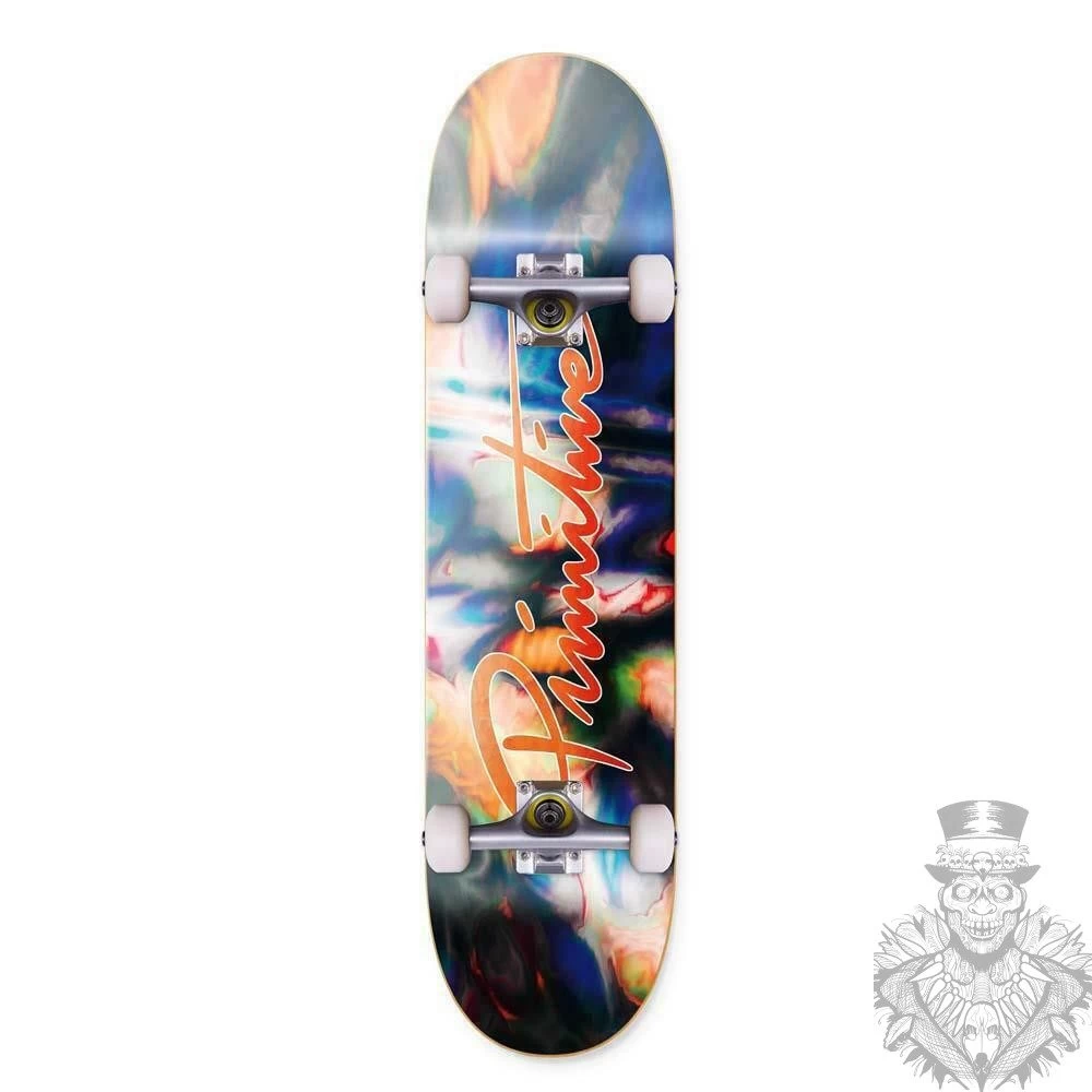 Primitive Skateboards Nuevo Melt Factory Complete Skateboard Multi 8.125 3 Primitive Skateboards Nuevo Melt Factory Complete Skateboard Multi 8.125