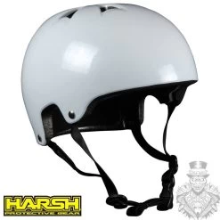 Harsh PRO EPS Helmet -Scooters & Skateboards white helmet scaled 1